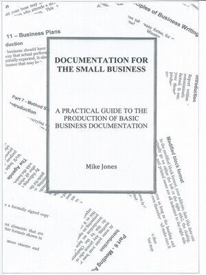 cover image of Business Documentation for the Small Business